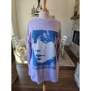 Taylor Swift Midnights Lavender Haze Long‎ Sleeve Tee Size Large